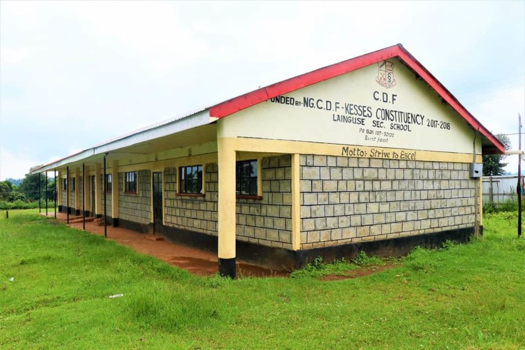 Lainguse secondary school classrooms